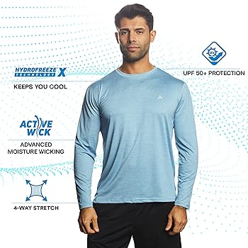 Amazon.com: Arctic Cool Men's Crew Neck Instant Cooling